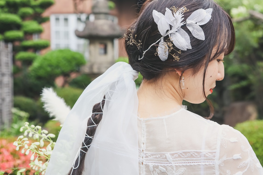 個性的でかわいい おしゃれ花嫁ヘアスタイルをご紹介 でら婚