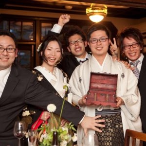 後半は和装にチェンジ